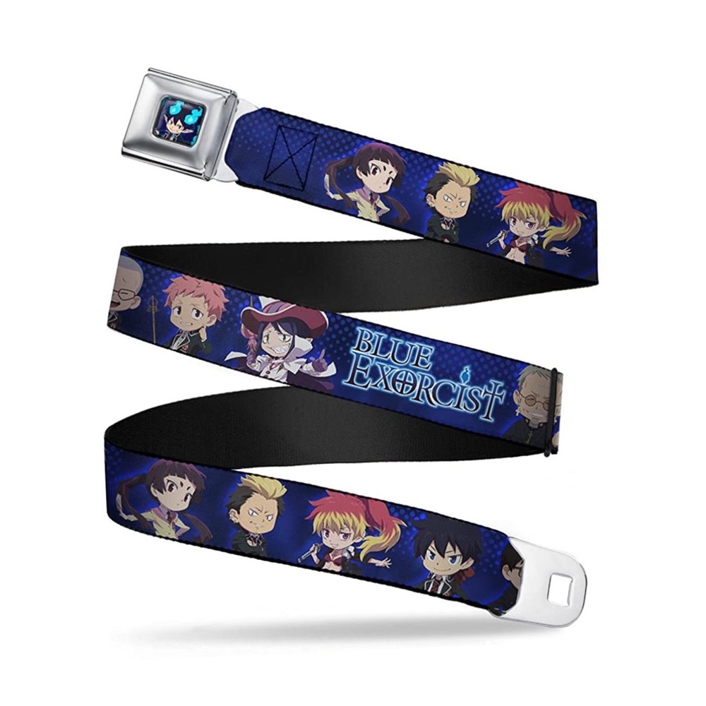 Buckle-Down Belt Blue Exorcist Anime